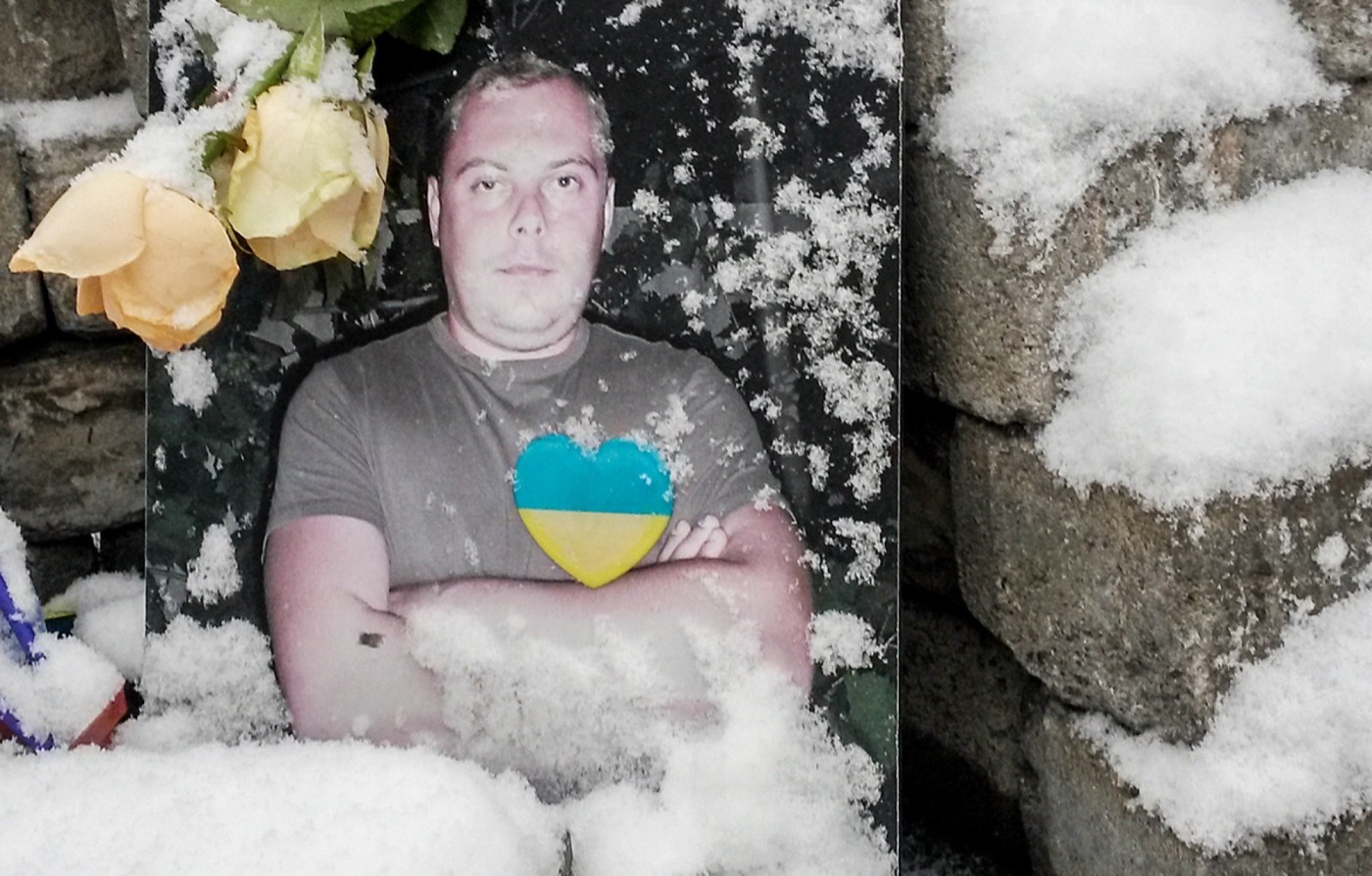 Украинский Майдан. С портретов смотрят молодые лица – веселые и вдумчивые, смотрят прямо в душу. Киев, 2016 Фото: Наталья Чернякова